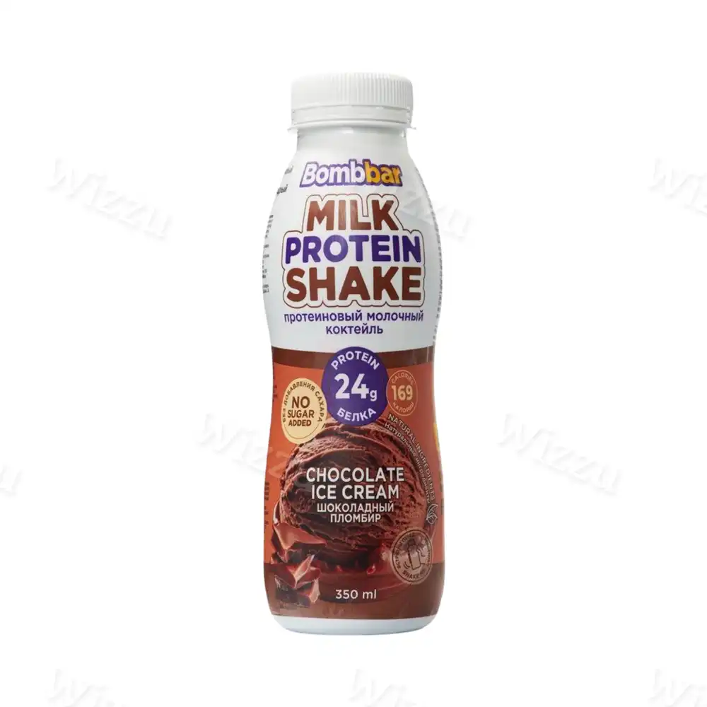 Коктейль молочный протеиновый "Bombbar" со вкусом шоколадного пломбира 350мл