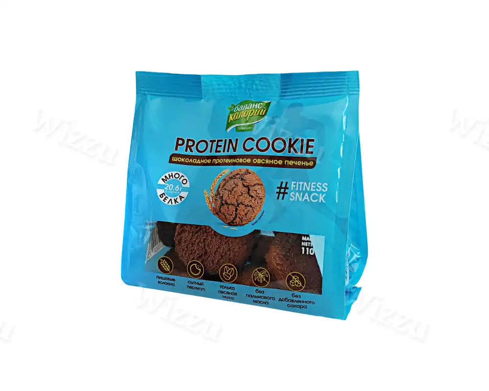 Печенье овсяное Баланс калорий Шоколадно Протеиновое Петродиет 110гр