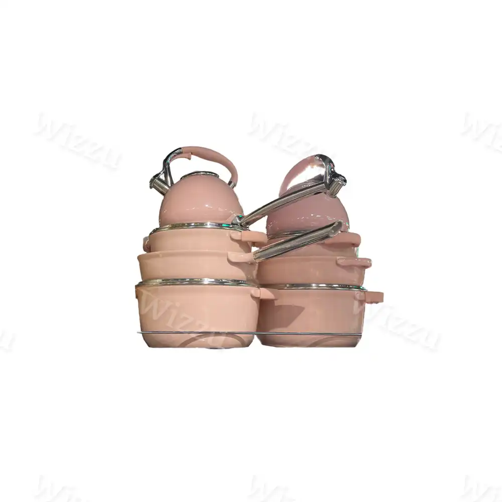 Набор UAKEEN из чайника, двух кастрюль и сковородки