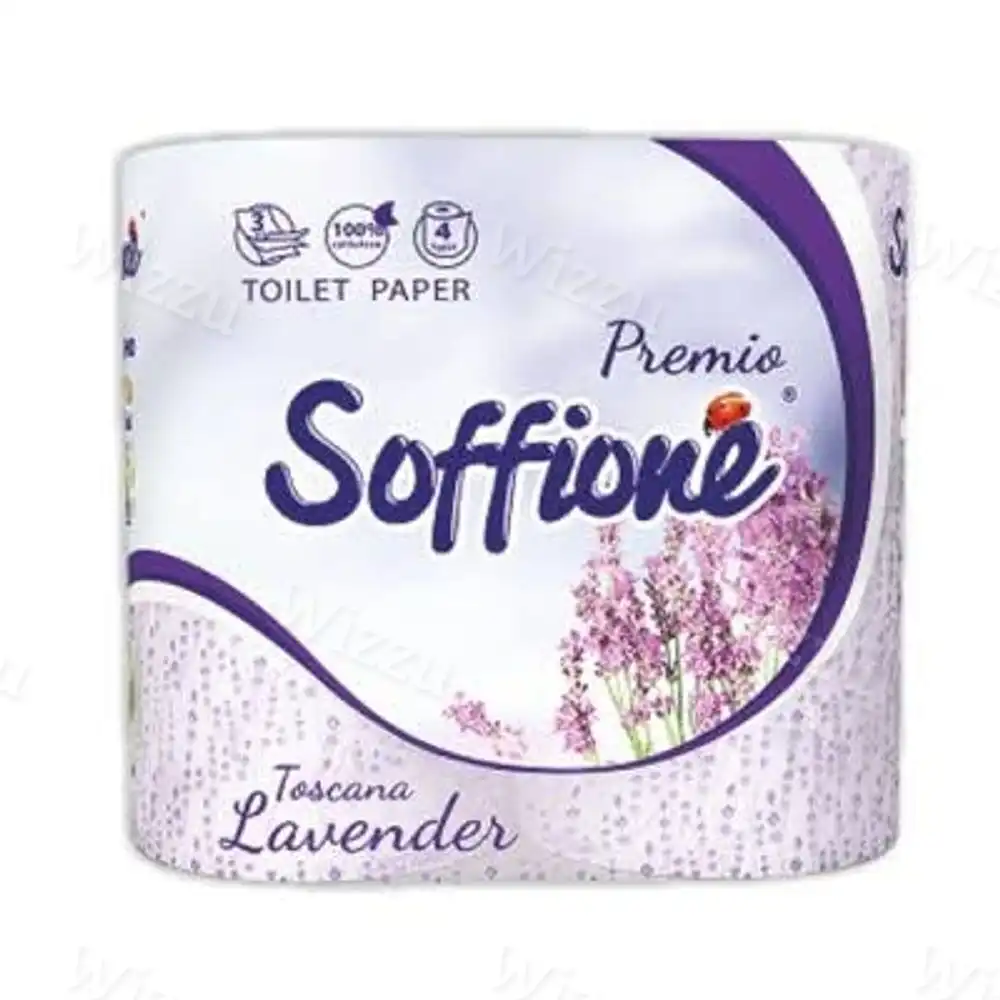 Туалетная Бумага Soffione Premio Lavender 3сл 4р
