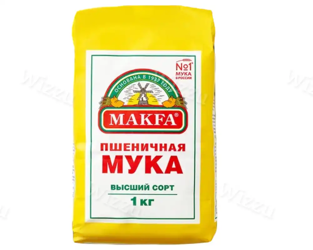 Мука Макфа Мукомол фасовка в/с 2 кг