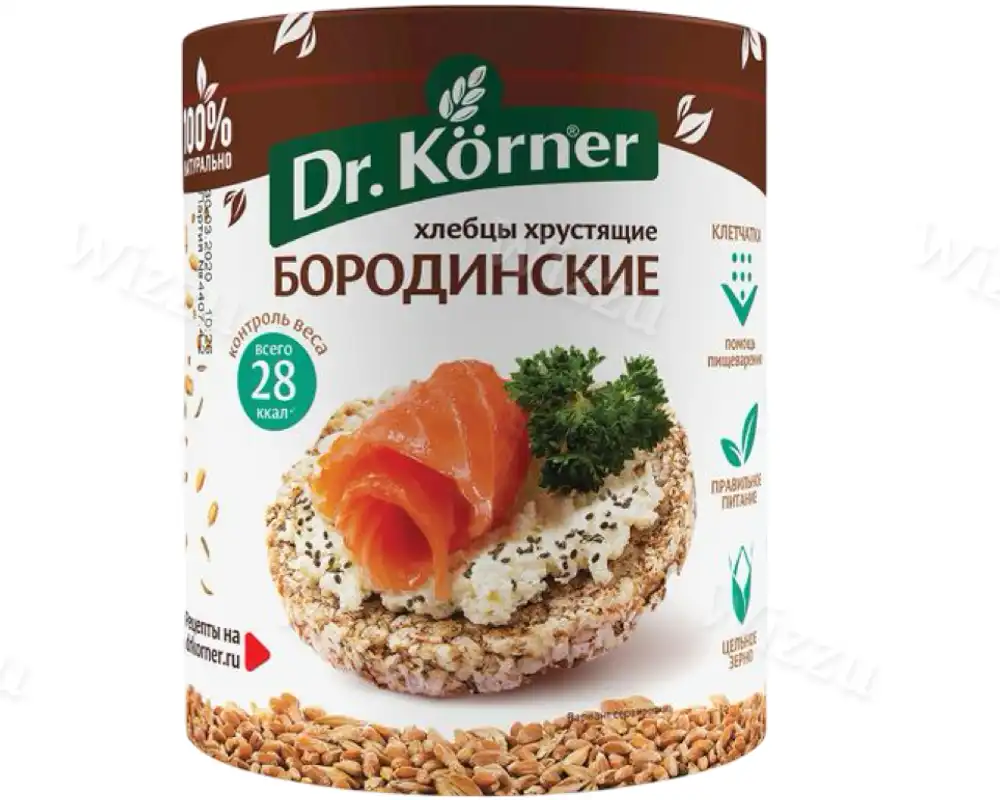 Хлебцы Др Корнер Бородинские 100г, шт