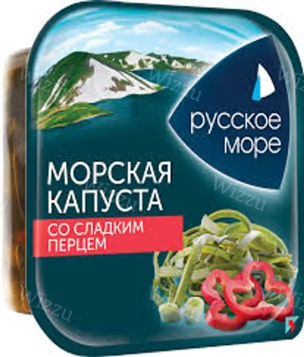 РМ Капуста морская маринованная 200гр с луком и сладким Перцем (1/6шт)